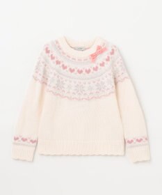 ANY KIDS ノルディック柄 ニット