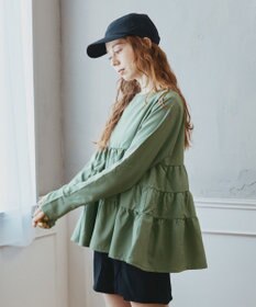 San-ai Resort（三愛水着楽園） 【WEB限定】5点セット キャップ付きUVカットタンキニ+ティアードラッシュセット水着【BeachQueen(ビーチクイーン）】