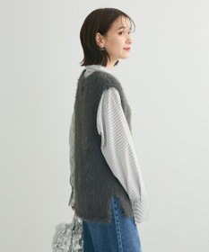 Green Parks ・Ｐｅｔｉｔ　Ｆｌｅｕｒ　シャギーＶネックベスト