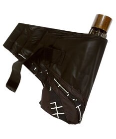 +RING 【遮光/99%以上】【数量限定】レディース向け 晴雨兼用（折）50cm BLK-PTN T949