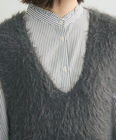 Green Parks ・Ｐｅｔｉｔ　Ｆｌｅｕｒ　シャギーＶネックベスト