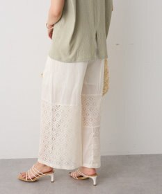 CRAFT STANDARD BOUTIQUE レースパッチワークパンツ