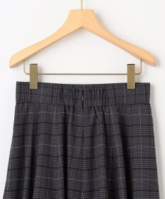 組曲 【WEB限定カラーあり】ウールライクストレッチ フレアスカート
