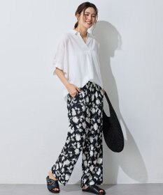 ANY L 【洗濯機可/ウエストゴム】プリントパンツ