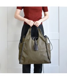 Y'SACCS ドローストリング×シープレザー　トート