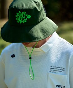 PW CIRCULUS 【手洗い洗濯可 / 小さくたためる】【UNISEX】NEW！ポケッタブルバケットハット  ゴルフ