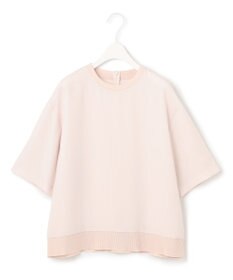 ICB 【新色追加・洗える】 FluidBackSatin Tブラウス