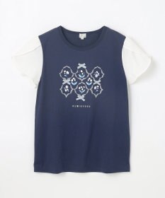 組曲 KIDS 【150-160㎝】スズランプリント Tシャツ