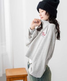 WEGO ハーフジップショートスウェット