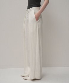 ATON LINEN TWILL | タックイージーパンツ