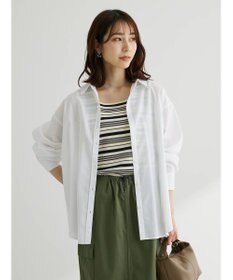 Green Parks 綿麻混レギュラーシャツ