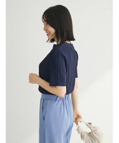 Green Parks プリーツ５分袖プルオーバー