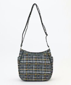 Y'SACCS ドローイングチェックショルダーバッグ