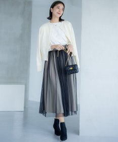 組曲 【洗える・6色展開】Elenaベーシックニット カーディガン