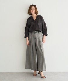 YECCA VECCA 【ORGABITS】5分袖スキッパーシャツ