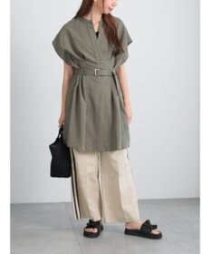 Te chichi ミリタリーチュニックシャツ