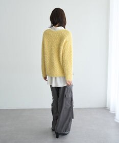 YECCA VECCA フェザーモールニット