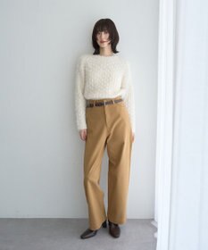 YECCA VECCA フェザーモールニット