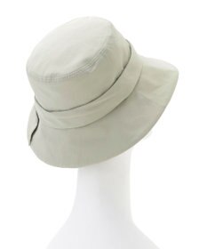 MOONBAT 【遮光100％・遮熱】FURLA(フルラ)リボン巻きダウン ハット 帽子 ロゴチャーム サイズ調整 撥水性