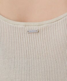 GRACE CONTINENTAL スパンコールリブトップ