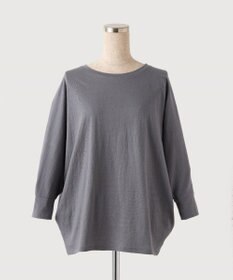 TOQUE 〈大草直子さんアドバイザー〉 【天然素材】タンギスコットン天竺ドルマンTシャツ