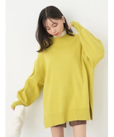 earth music&ecology やわらかタッチハイネックチュニック