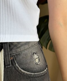 WEGO 【カップ付きインナー】グラフィックカップ付きリブタンク