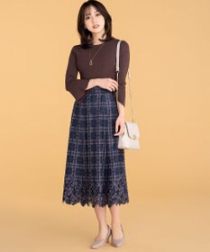 ANY SIS 【洗える】フレアースリーブ ニット