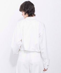 NAVE 【Nave・セットアップ可/洗える/撥水】スパンツイル ショートジャケット