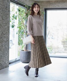 Tiaclasse 【安田美沙子さん着用】チェックプリーツスカート