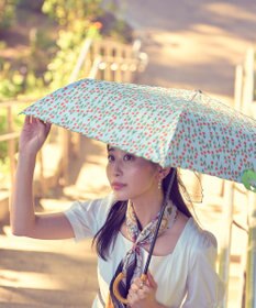 MOONBAT アデリアレトロ×estaa 晴雨兼用日傘 折りたたみ傘 コレック UV 一級遮光