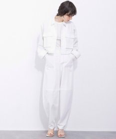 NAVE 【Nave・セットアップ可/洗える/撥水】スパンツイル ショートジャケット