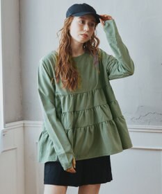 San-ai Resort（三愛水着楽園） 【WEB限定】5点セット キャップ付きUVカットタンキニ+ティアードラッシュセット水着【BeachQueen(ビーチクイーン）】