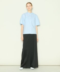 JOSEPH 【洗える】コットンシルク　フルオープンブラウス