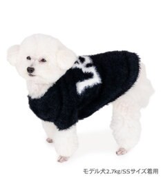 PET PARADISE Lee フェザーニット 《ブラック》 小型犬
