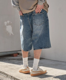 WEGO イージーバギーデニムショーツ