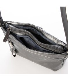 LA BAGAGERIE コーティングキャンバス ミニショルダーバッグ