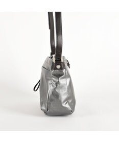 LA BAGAGERIE コーティングキャンバス ミニショルダーバッグ