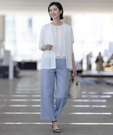 J.PRESS LADIES S 【洗える】ミラノ風天竺シアー カットソー