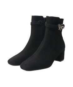 Bridget Birkin 【Bridget Birkin】ハート金具ベルトショートブーツ