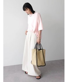 Green Parks ・ＥＬＥＮＣＡＲＥ　ＤＵＥ　リネンライクワイドパンツ