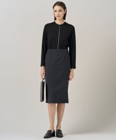 ICB 【UVカット・洗える】ウール2WAYストレッチ タイトスカート