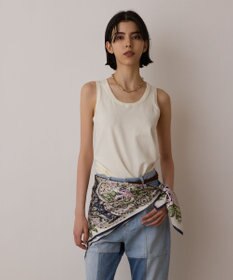 GRACE CONTINENTAL フラワーペイズリースカーフ