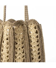 UNBILLION cachecache 切り替え松葉編みトートバッグ