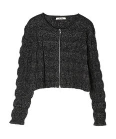 Green Parks ・ＡＮＤ　ＳＥＡＲＣＨ　ラメランダムリブカーディガン