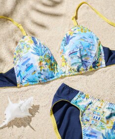 une nana cool MADE WITH LIBERTY FABRIC 【綿混】ノンワイヤーブラ