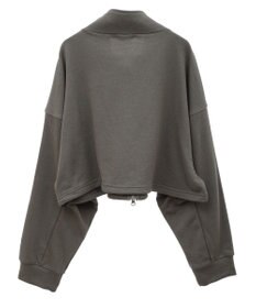 CRAFT STANDARD BOUTIQUE 【WEB限定】裏毛ダブルジップショートスウェット/24AW