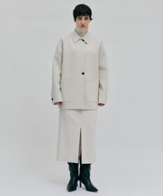 BEIGE， GRASSE / ステンカラーリバーショートコート