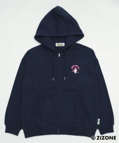 WEGO 【ユニセックス着用ITEM】別注ZIZONEグラフィックZIPパーカー