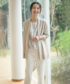 J.PRESS LADIES L 【WEB限定カラーあり】ランダムシアーストライプ カットソー